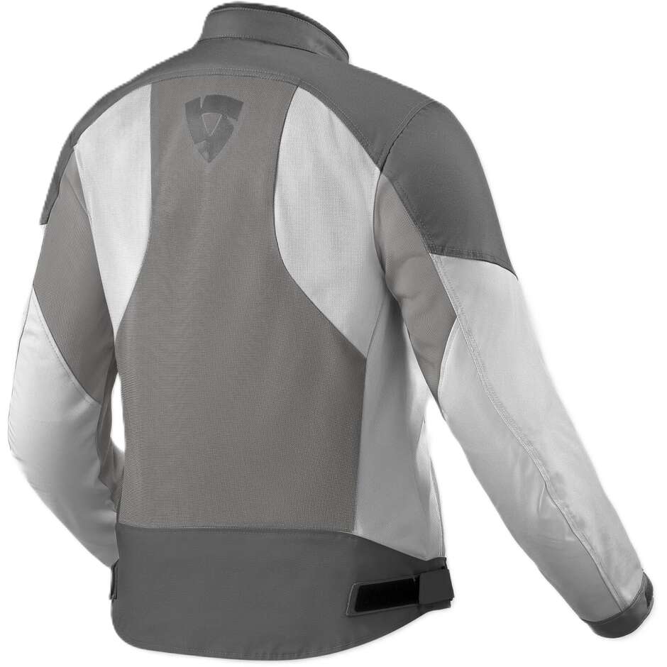 Giubbotto Moto Donna Rev'it Torque 3 H2O Ladies Grigio Rosa