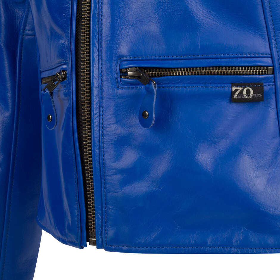 Giubbotto Moto Donna Segura LADY CURVE Blu