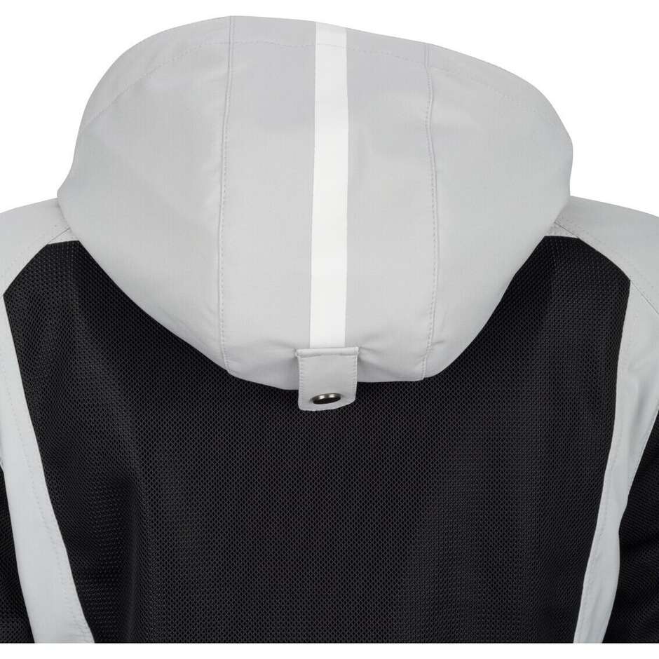 Giubbotto Moto Donna Segura LADY NATCHO VENTED Chiaro Grigio Bianco