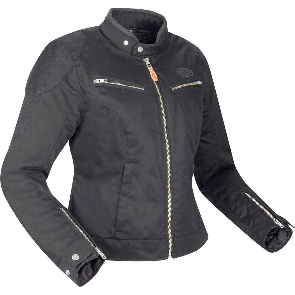 Giubbotto Moto Donna LADY TINA Nero taglia 40