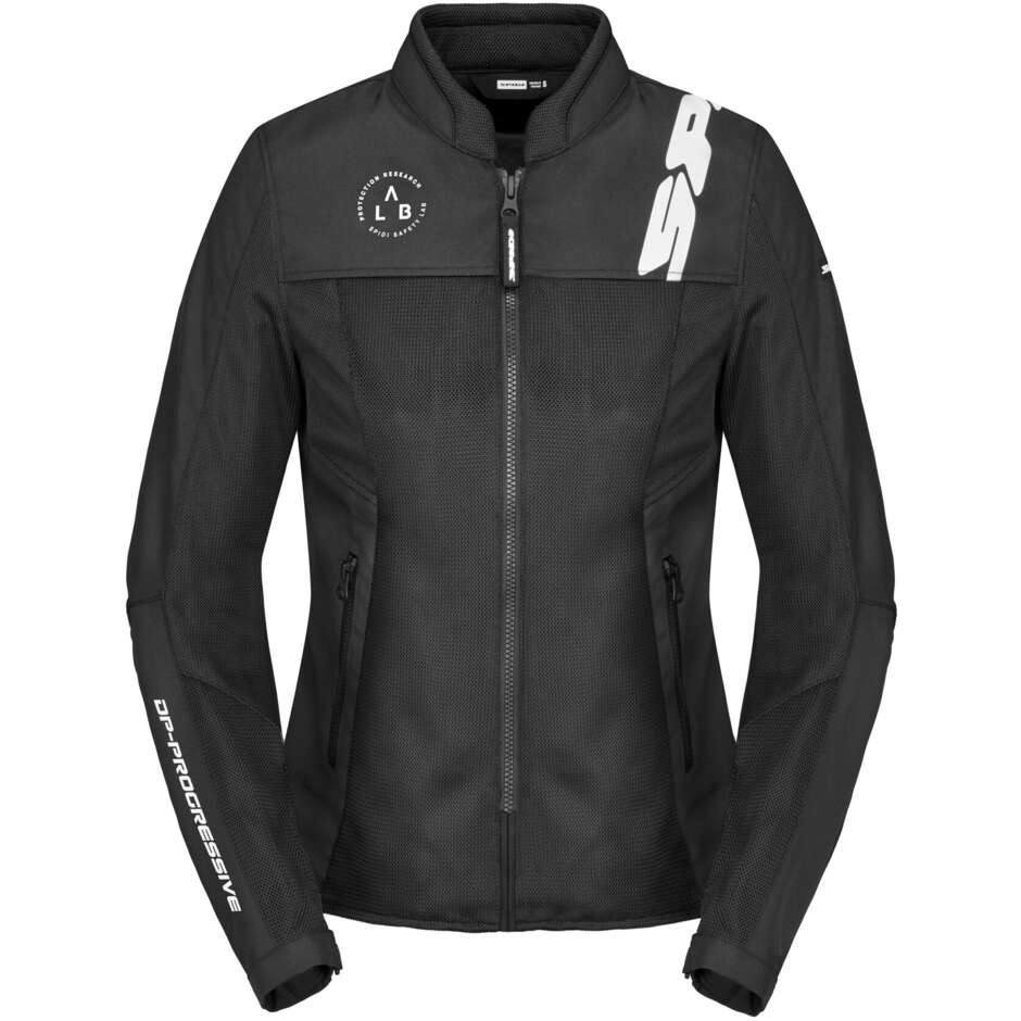 Giubbotto Moto Donna CORSA NET LADY Nero Bianco taglia M