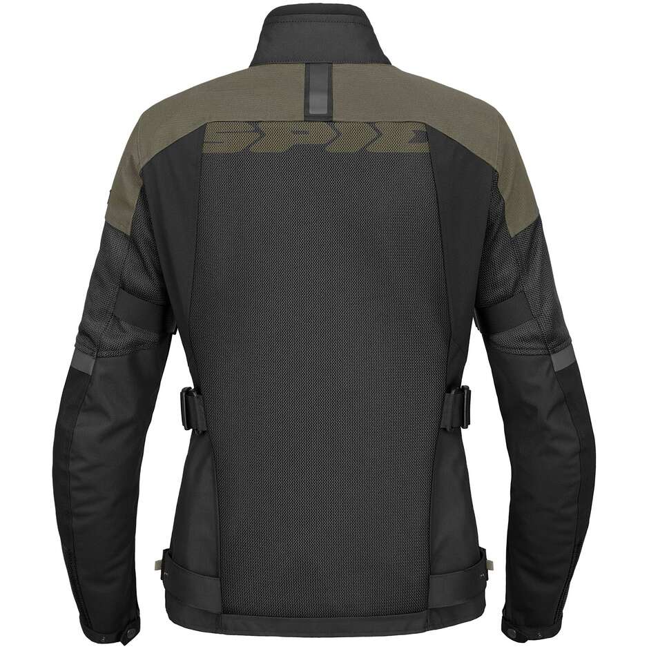 Giubbotto Moto Donna Spidi EQUINOX NET WINDOUT LADY Militare