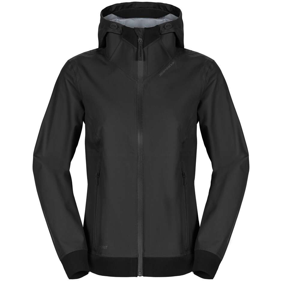 Giubbotto Moto Donna HOODIE SHELL LADY Nero taglia XL