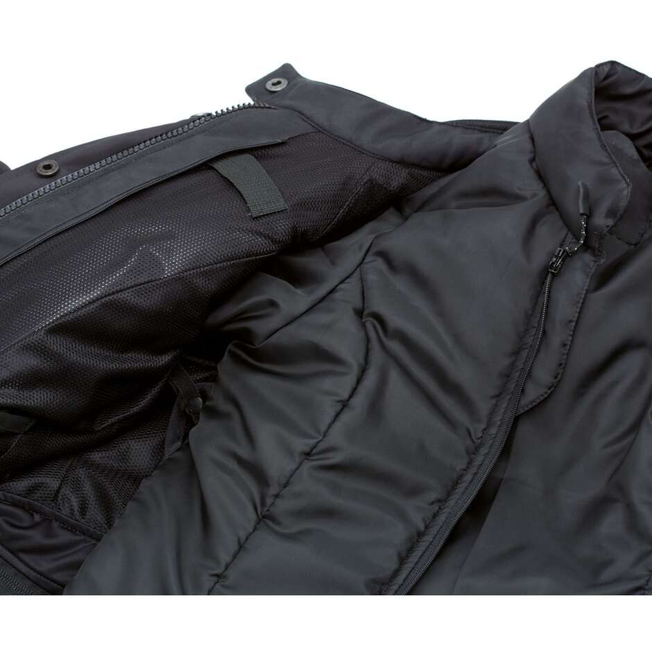 Giubbotto Moto Donna T-UR T8127W LAPLAND HYDROSCUD LADY Antracite Nero
