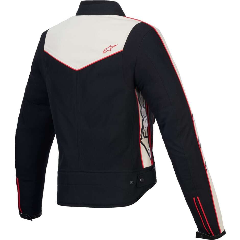 Giubbotto Moto Donna Tessuto Alpinestars STELLA T-DYNO WR Nero Bright Rosso