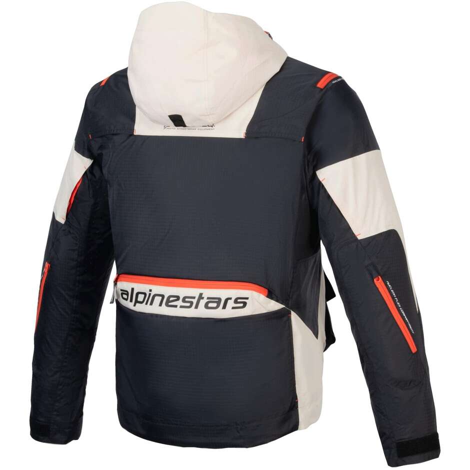 Giubbotto Moto Estivo Alpinestars MOGRESS AIR Nero Almond HOT Arancio