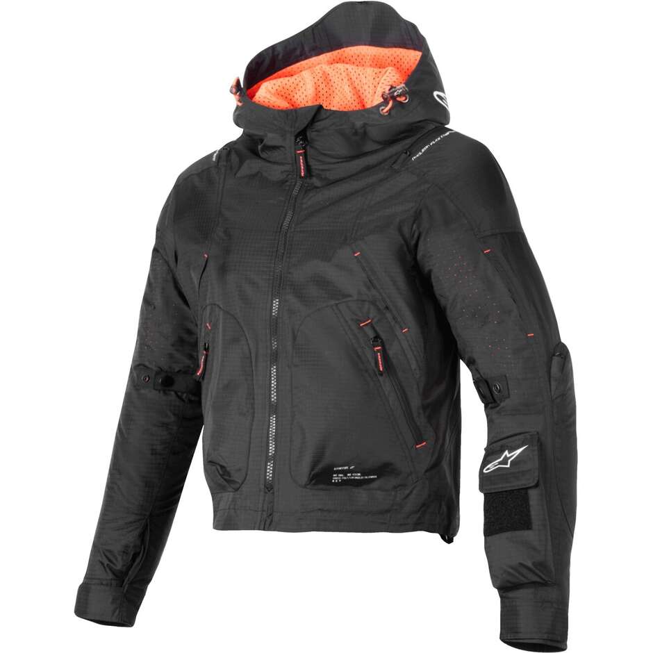 Giubbotto Moto Estivo MOLLY AIR Nero Fluo Corall taglia XX
