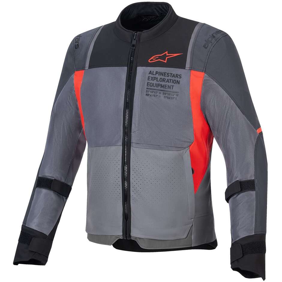 Giubbotto Moto Estivo ST-2 AIR Grigio Scuro Grig taglia L
