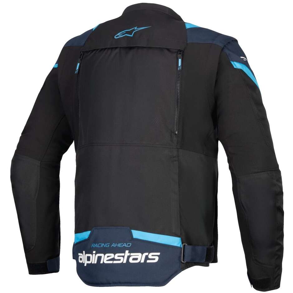 Veste moto été Alpinestars T-STUNT AIR Noir Bleu foncé Bleu