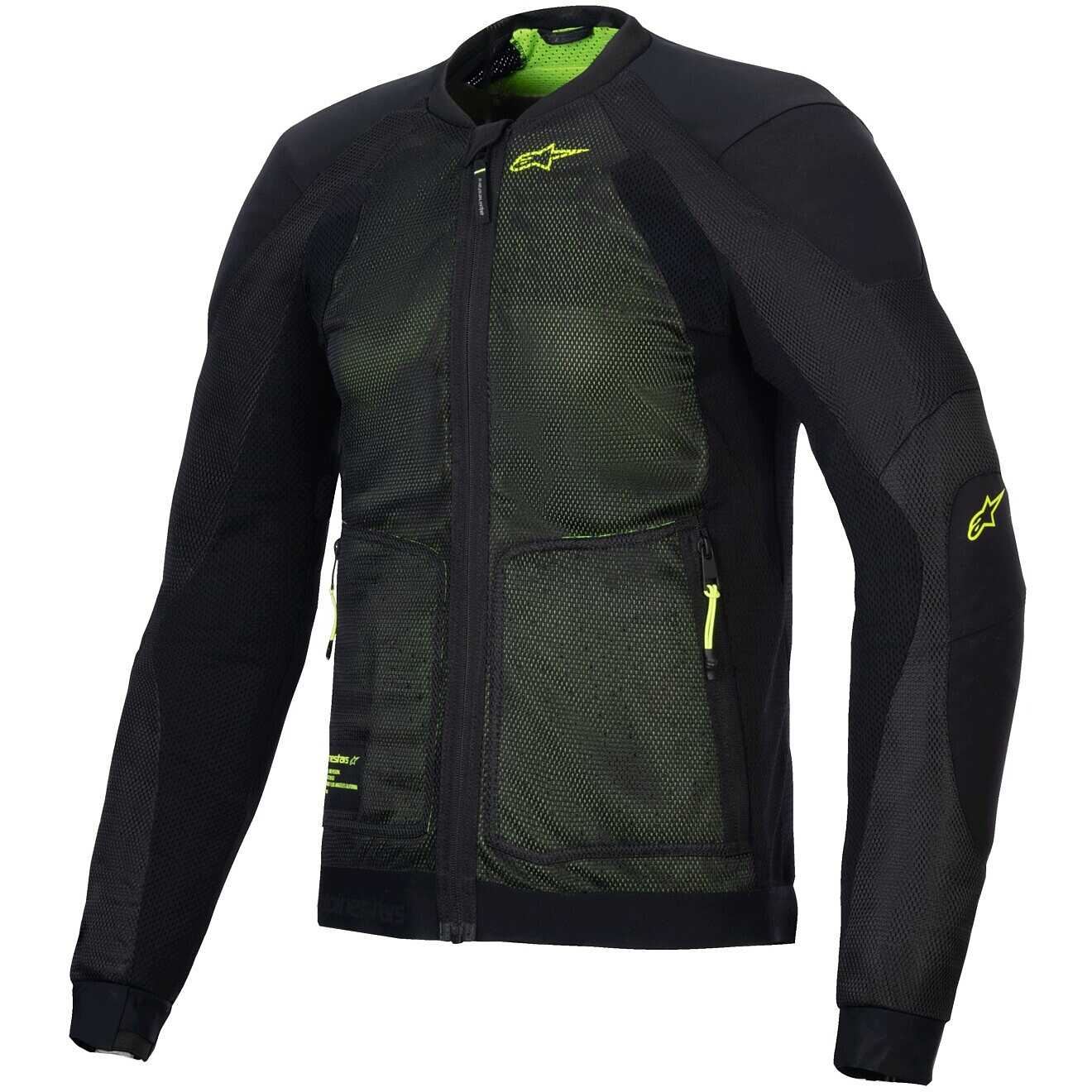 Alè GIUBBINO INVERNALE SOLID SHARP NERO GIALLO FLUO - Cicli Serino