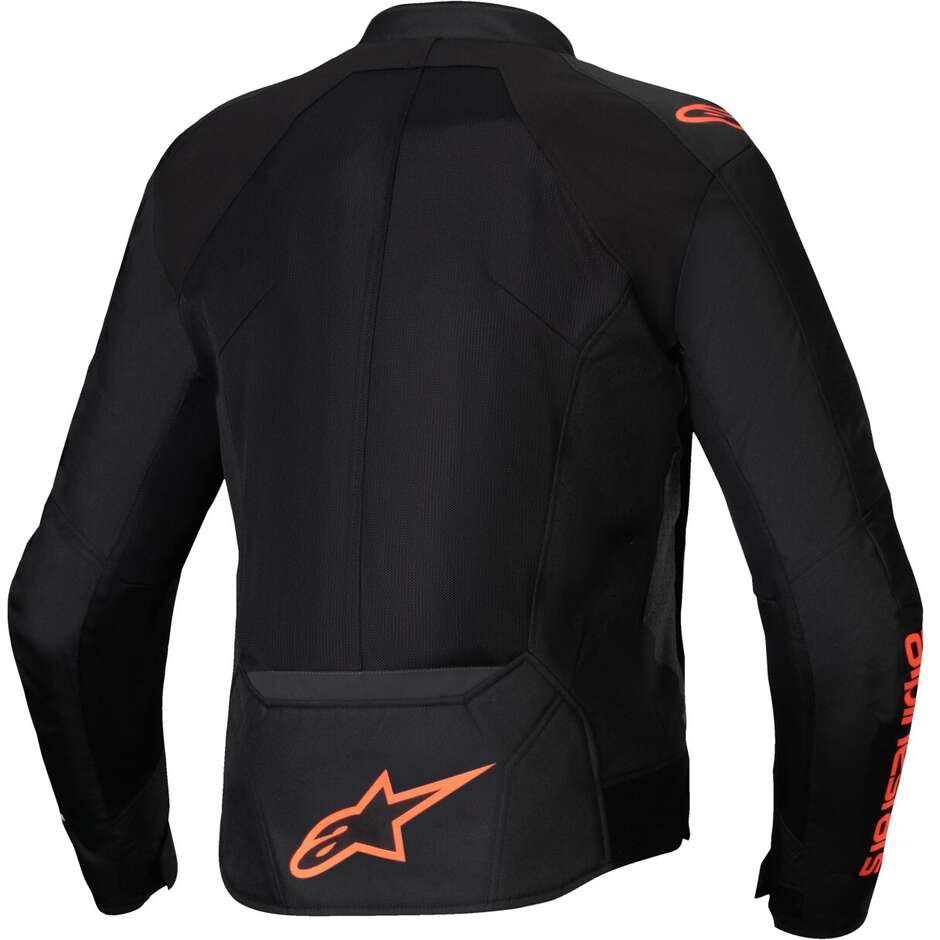 Giubbotto Moto Estivo Alpinestars VIPER AIR V4 Nero Rosso Fluo