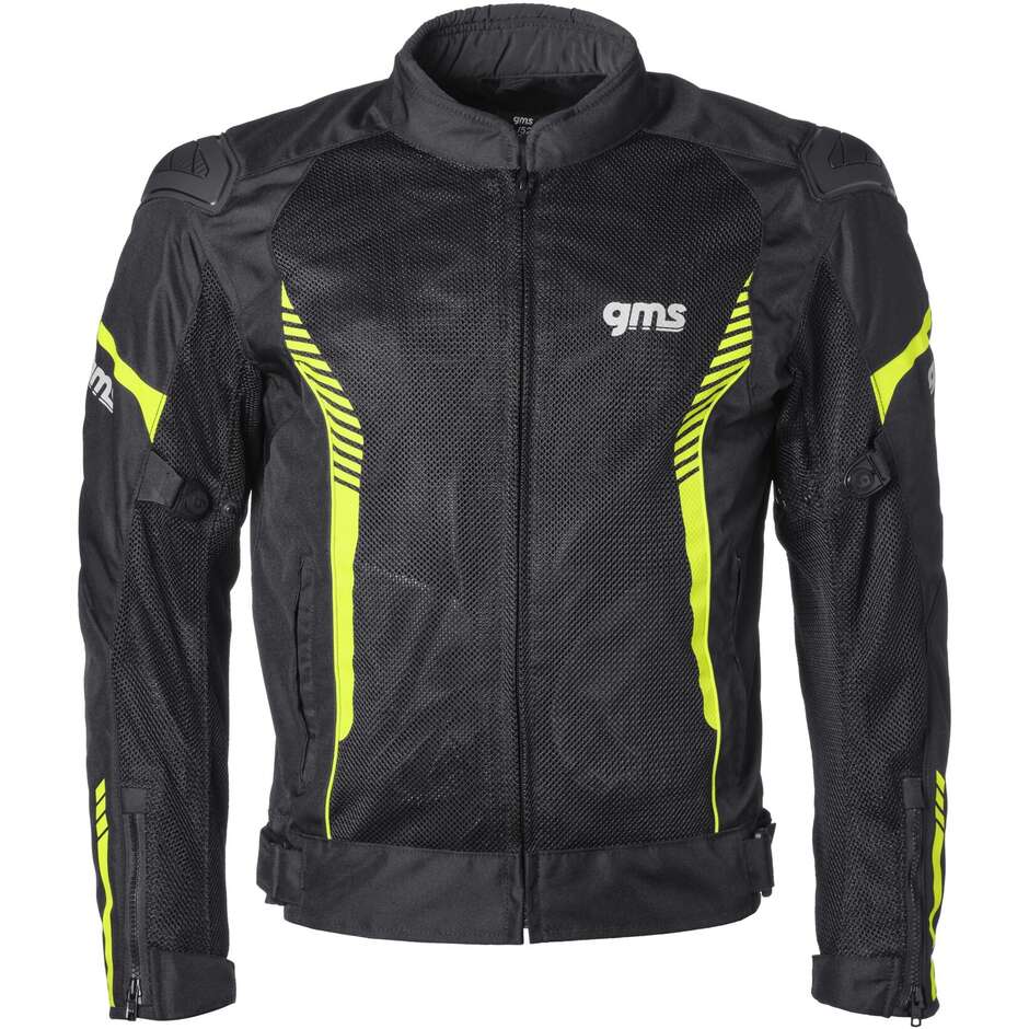 Giubbotto Moto Estivo SAMU Mesh Nero Giallo taglia XL