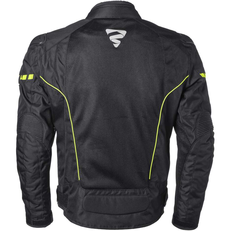 Giubbotto Moto Estivo Gms SAMU Mesh Nero Giallo