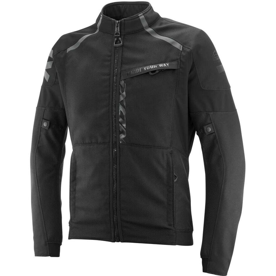 Giubbotto Moto Estivo Ixon OSTARA Nero