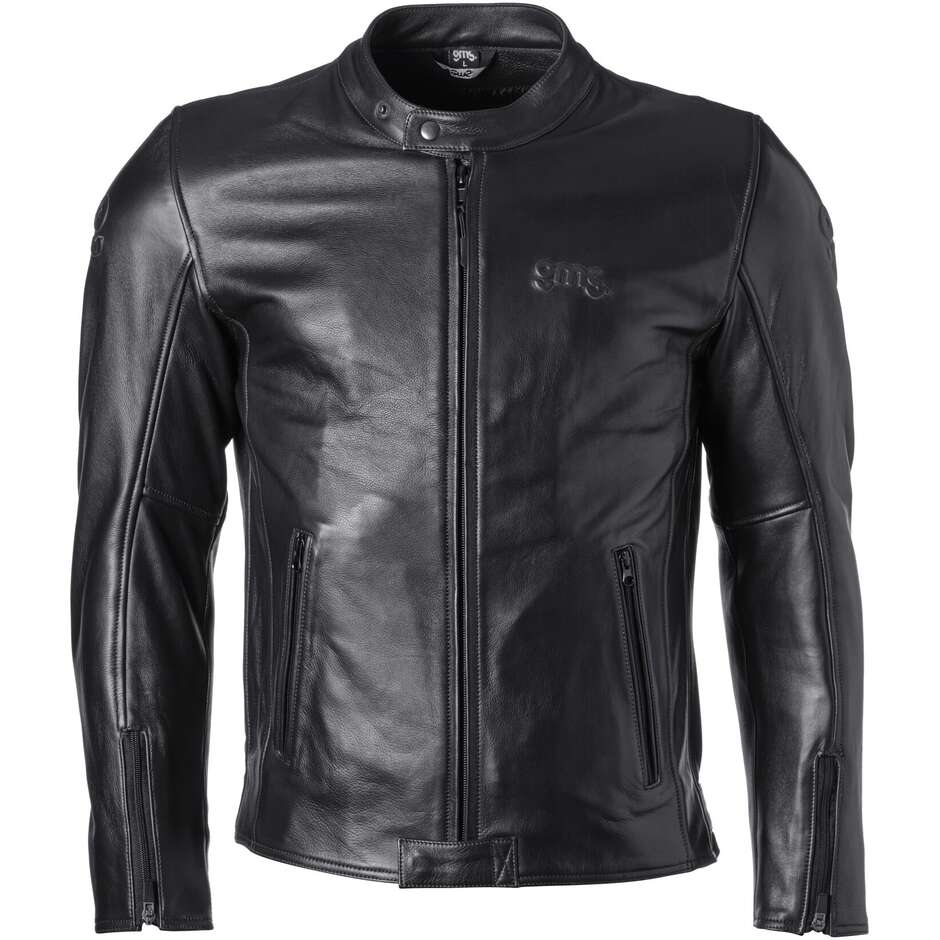 Giubbotto Moto in Pelle The Roland Stones Nero taglia S