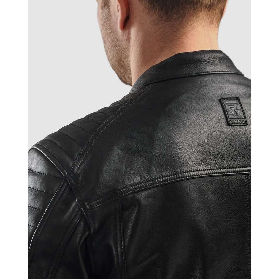 Giubbotto Moto In Pelle Rebelhorn HUNTER II Nero