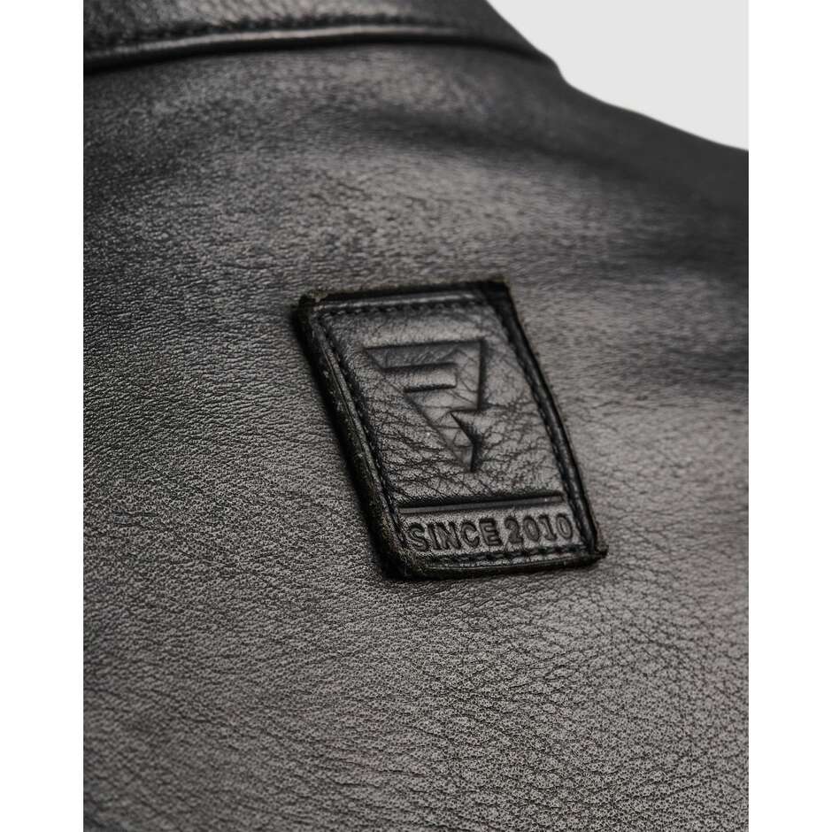 Giubbotto Moto In Pelle Rebelhorn HUNTER II Nero