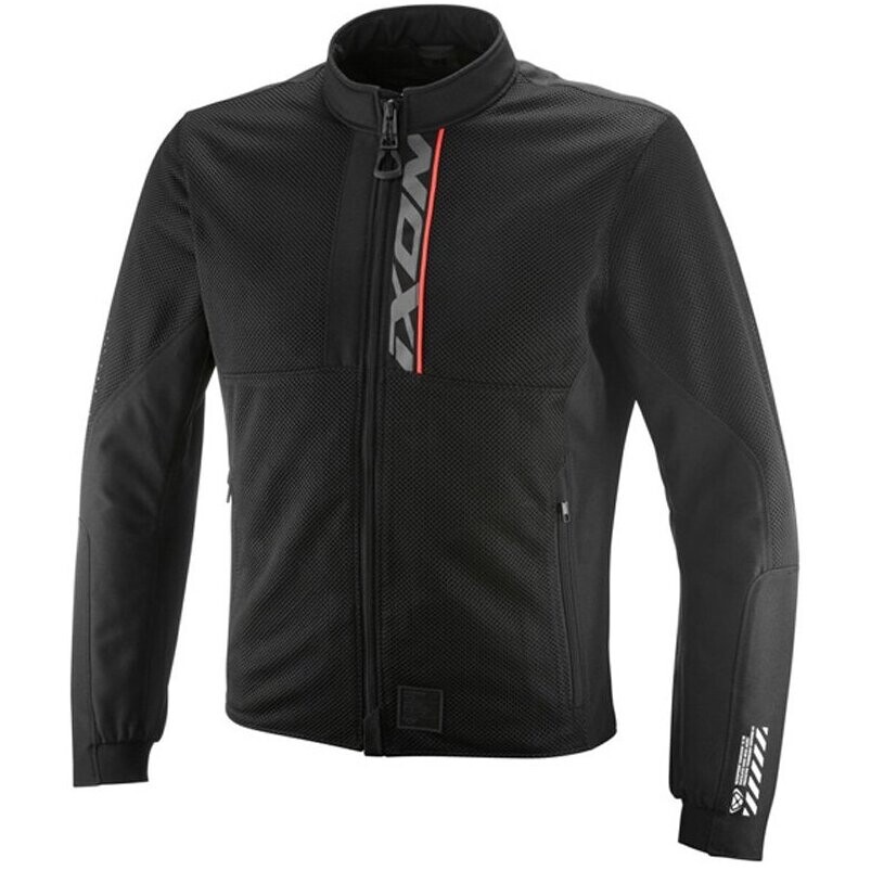 Giubbotto Moto OSTRO Nero Rosso Brillante taglia S