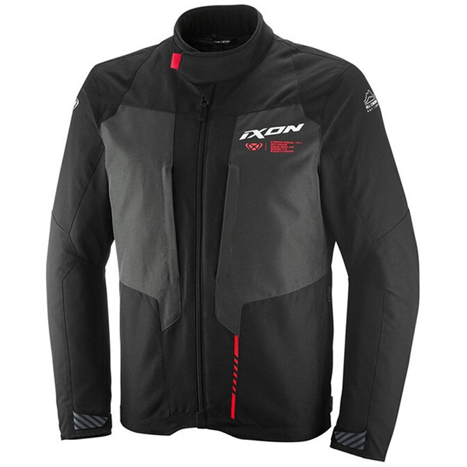 Giubbotto Moto TYR Nero Antracite Rosso Brillante taglia M