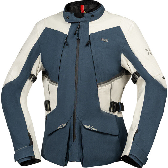 Giubbotto Moto Tourster-STX 1.0 Laminato Blu Cool Grigio taglia M