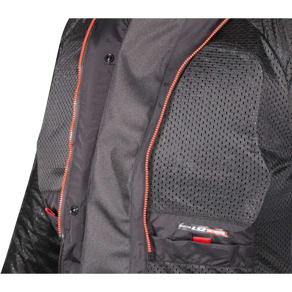 Giubbotto Moto LS2 LIBERTY MAN Nero