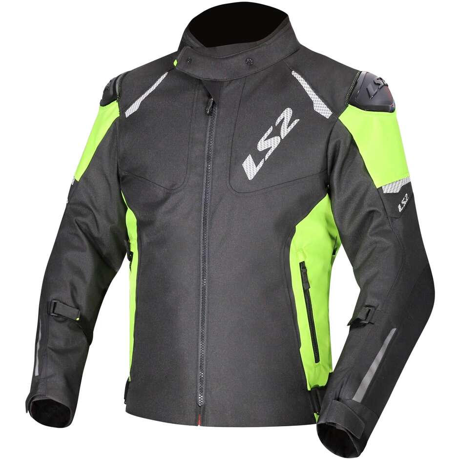 Giubbotto Moto LS2 ZOOM MAN Nero Giallo