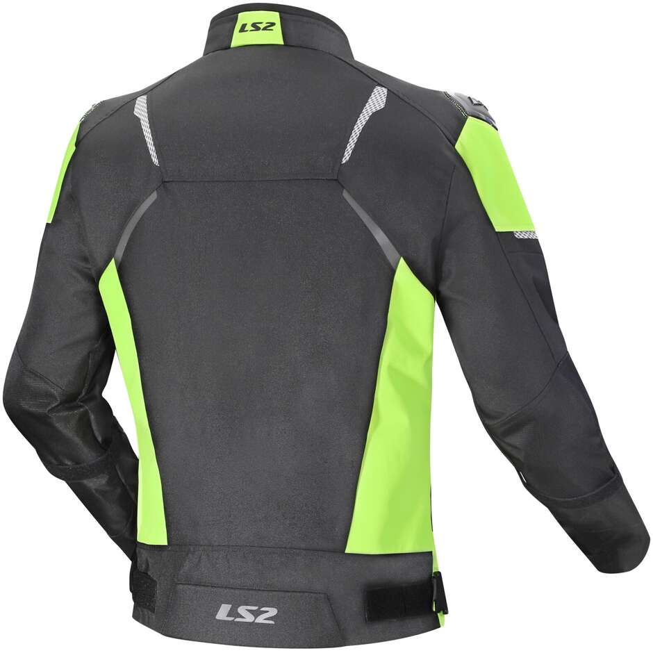 Giubbotto Moto LS2 ZOOM MAN Nero Giallo
