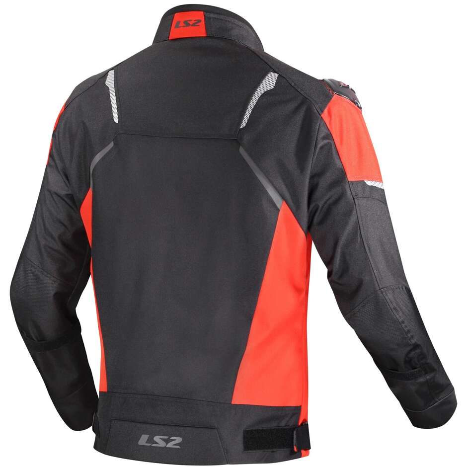 Giubbotto Moto LS2 ZOOM MAN Nero Rosso