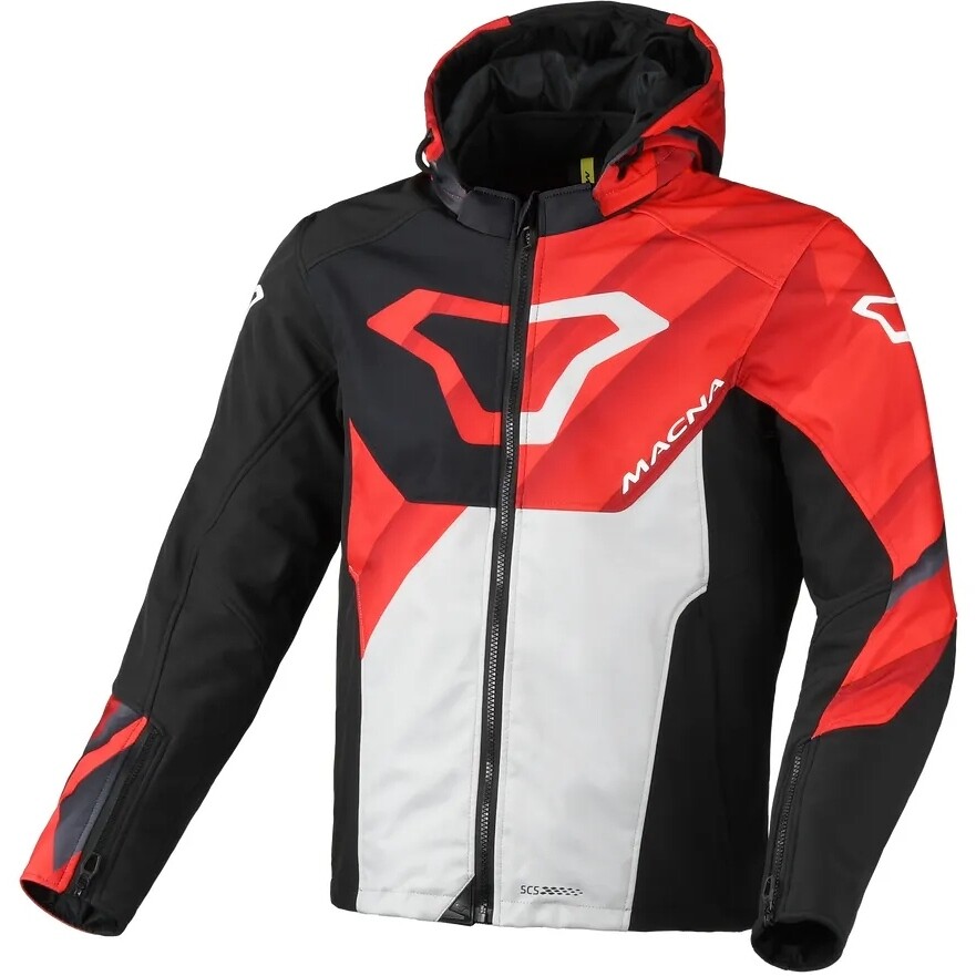 Giubbotto Moto Atracor Nero / Rosso taglia 2XL