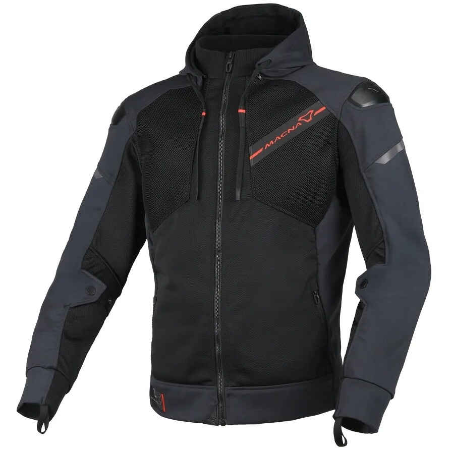 Giubbotto Moto Macna Brero Antracite / Nero