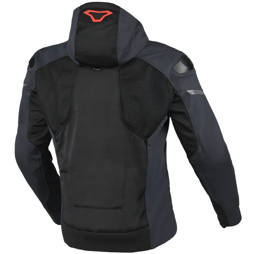 Giubbotto Moto Macna Brero Antracite / Nero