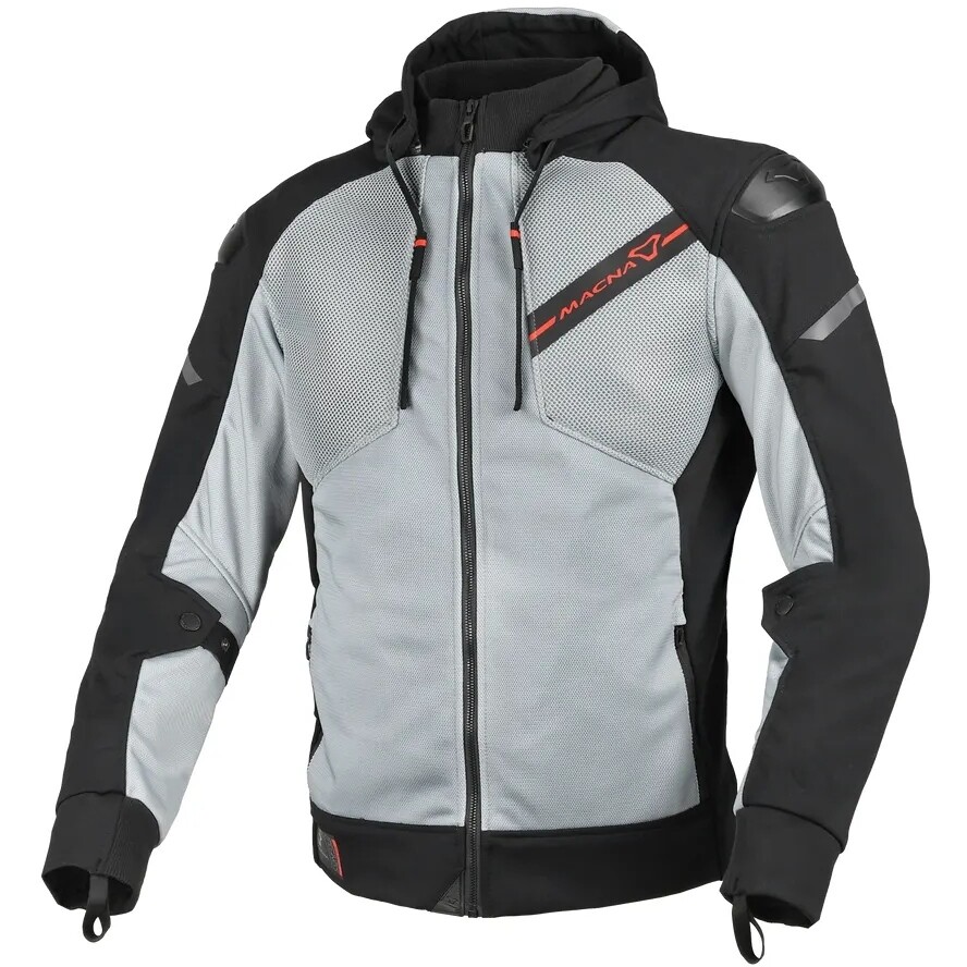 Giubbotto Moto Macna Brero Grigio / Nero