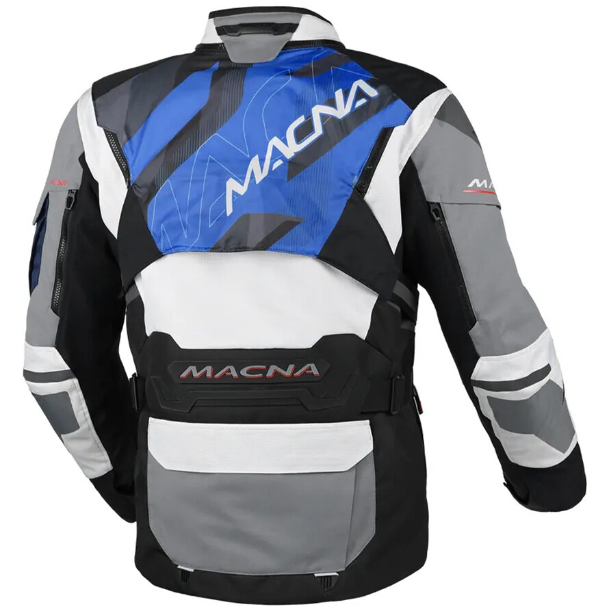 Giubbotto Moto Macna Flexodus Grigio / Nero