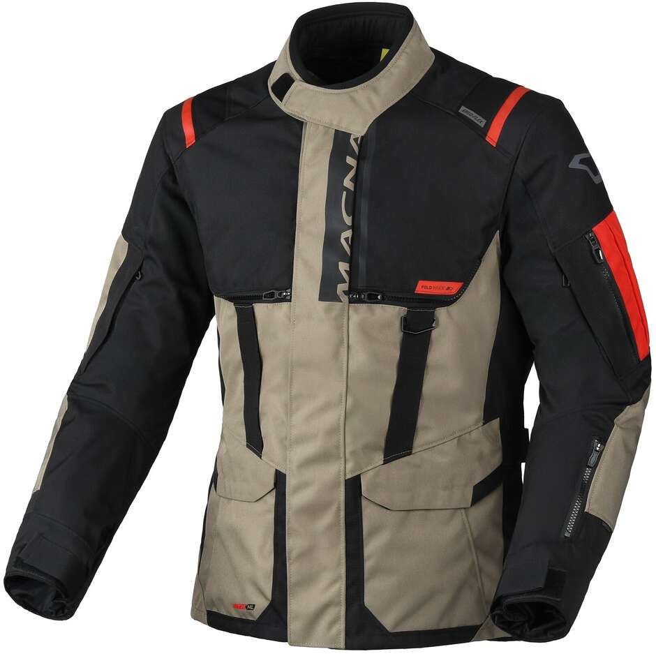 Giubbotto Moto Rancher 2.0 Taupe / Nero taglia M