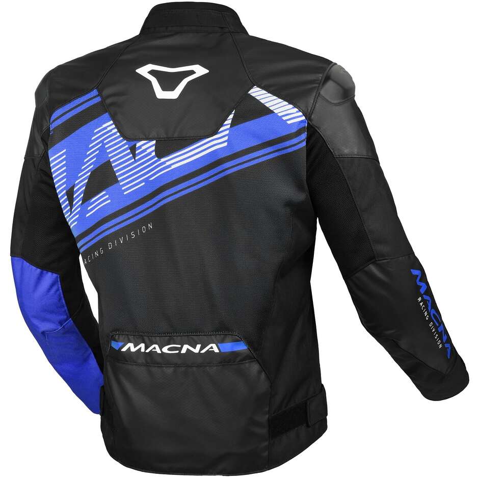 Giubbotto Moto Macna Sevent Nero / Blu