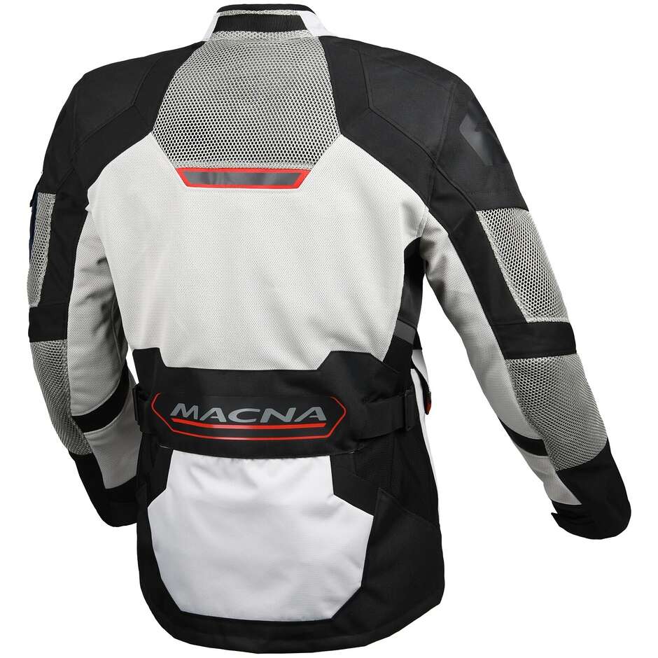 Giubbotto Moto Macna Travelair Grigio / Nero