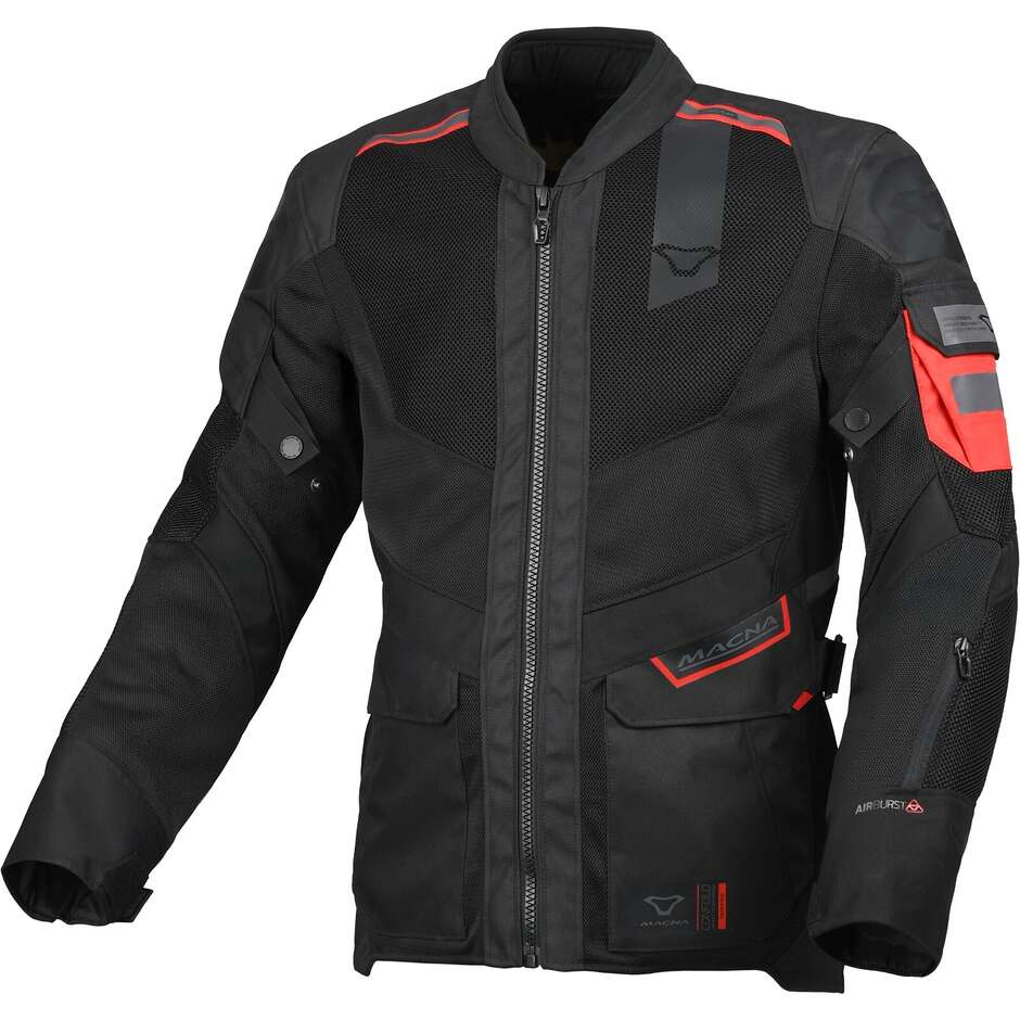 Giubbotto Moto Macna Travelair Nero