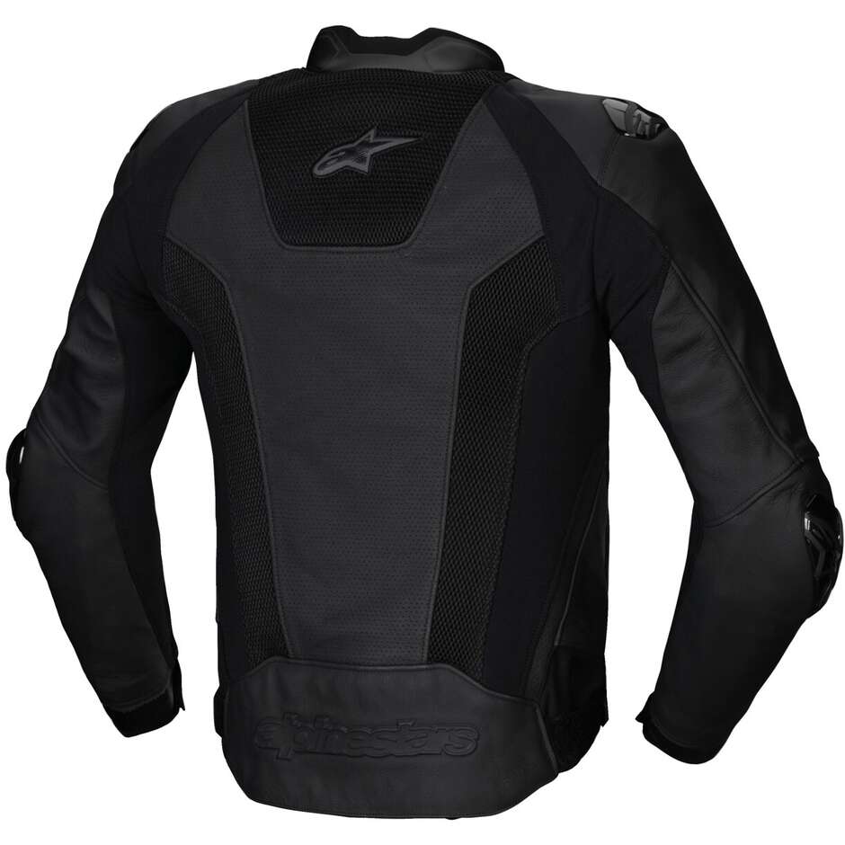 Giubbotto Moto Pelle Alpinestars MISSILE V3 AIRFLOW Nero Nero