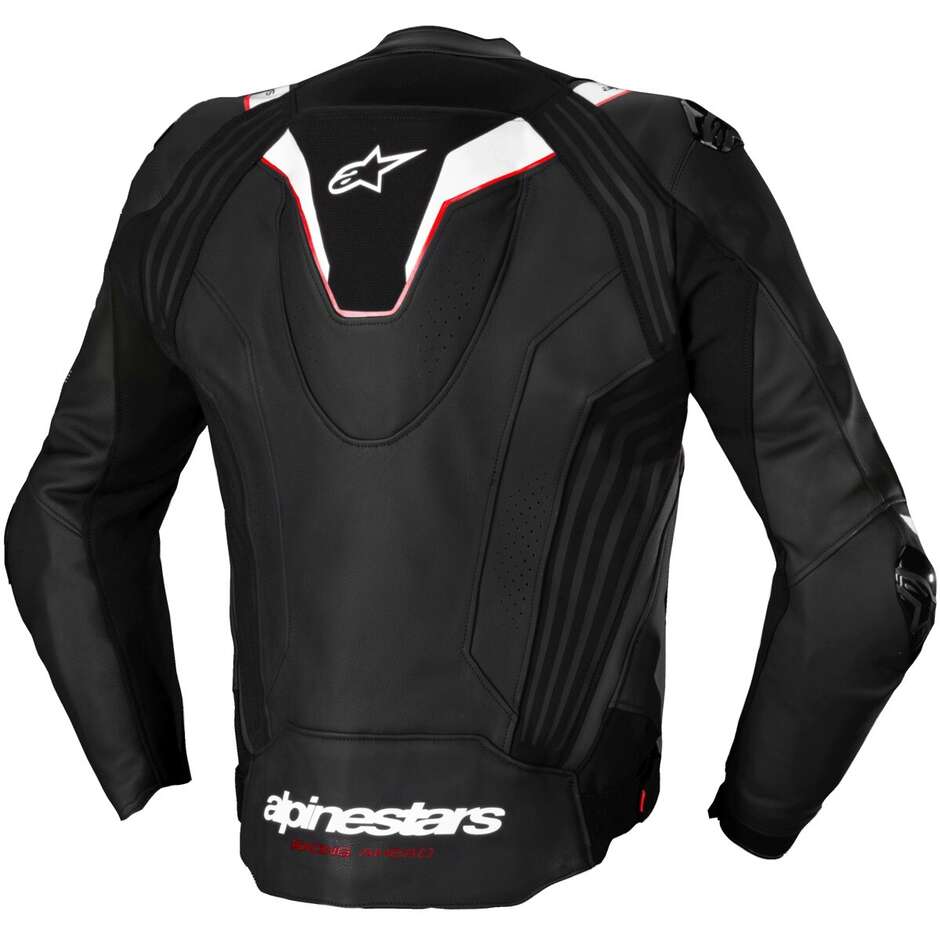 Giubbotto Moto Pelle Alpinestars MISSILE V3 IGNITION Nero Bianco