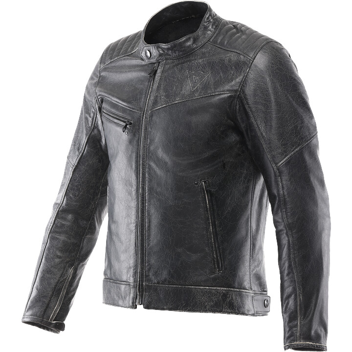 Giubbotto Moto Pelle RADICALE Nero taglia 58