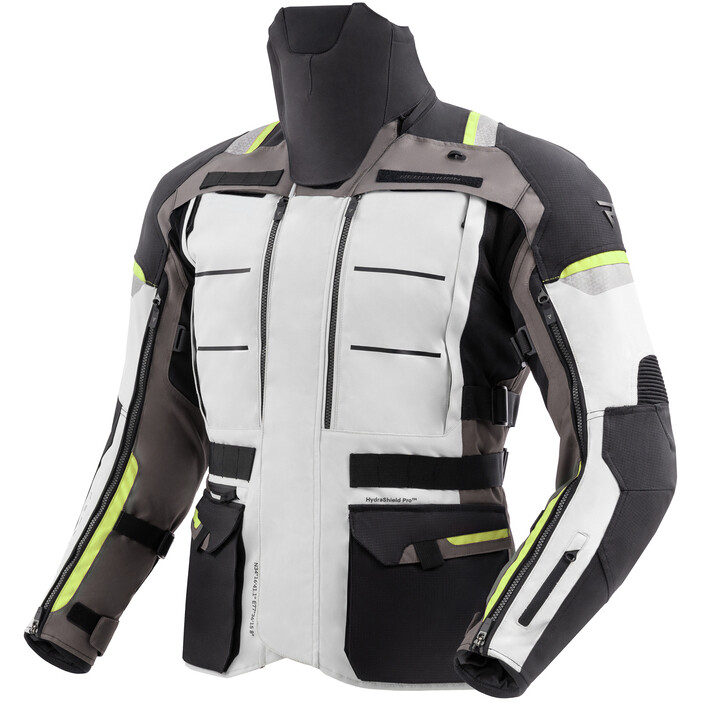 Giubbotto Moto CUBBY V Nero Grigio Fluo Giallo taglia S