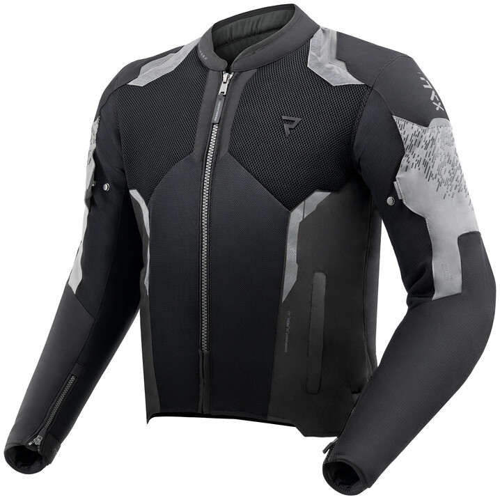 Giubbotto Moto JAX Nero Grigio taglia 5XL
