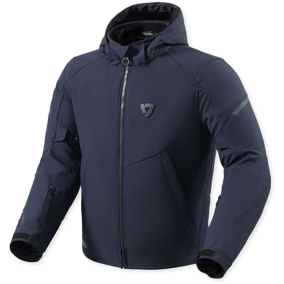 Giubbotto Moto Rev'it Afterburn 2 H2O Blu Scuro