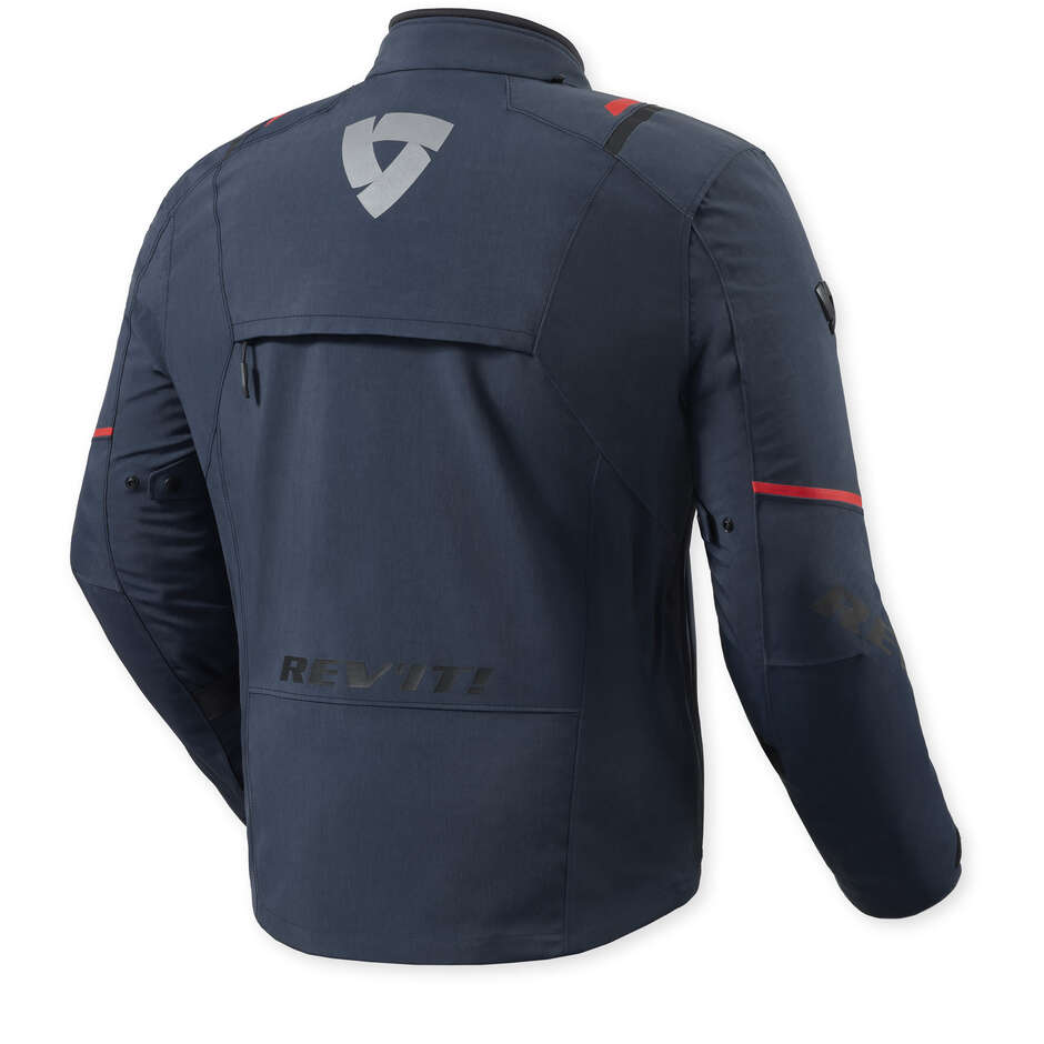 Giubbotto Moto REV'IT Fractal H2O Blu Scuro