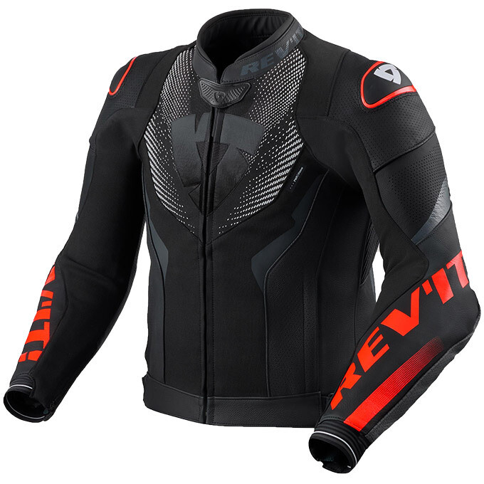 Giubbotto Moto Hyperspeed 3 Air Nero Neon Rosso taglia 48