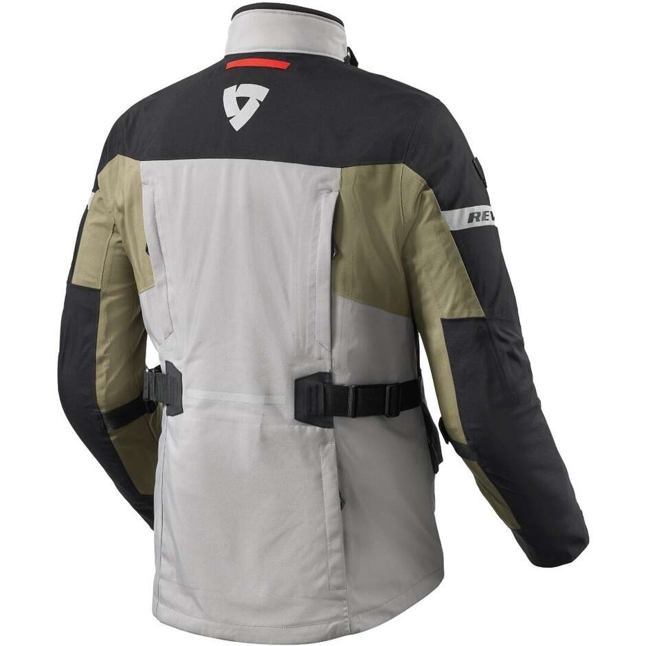 Giubbotto Moto Rev'it Neptune 3 GTX Nero Verde Scuro