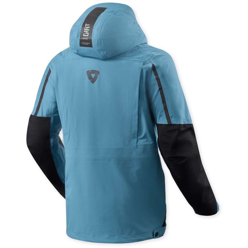 Giubbotto Moto Rev'it Smock Blackwater 3 H2O Blu Nero