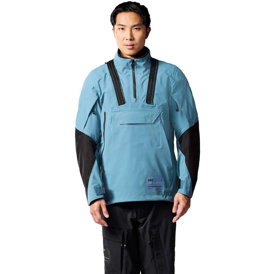 Giubbotto Moto Rev'it Smock Blackwater 3 H2O Blu Nero