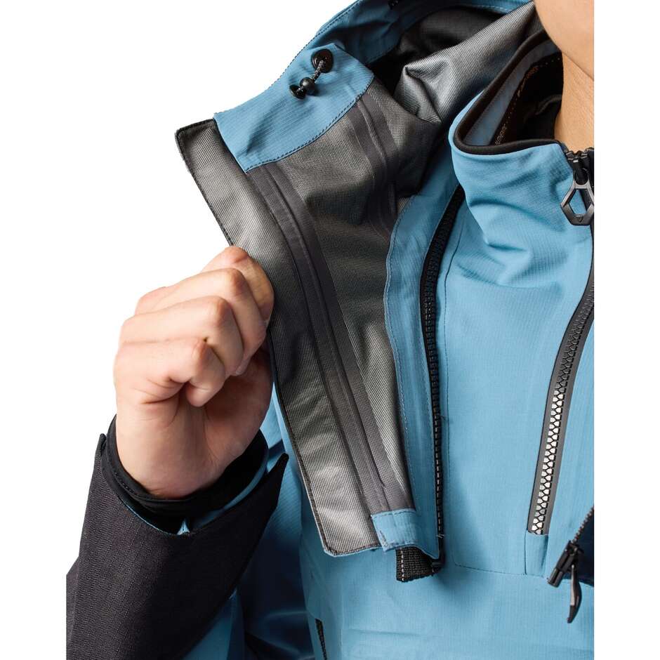 Giubbotto Moto Rev'it Smock Blackwater 3 H2O Blu Nero