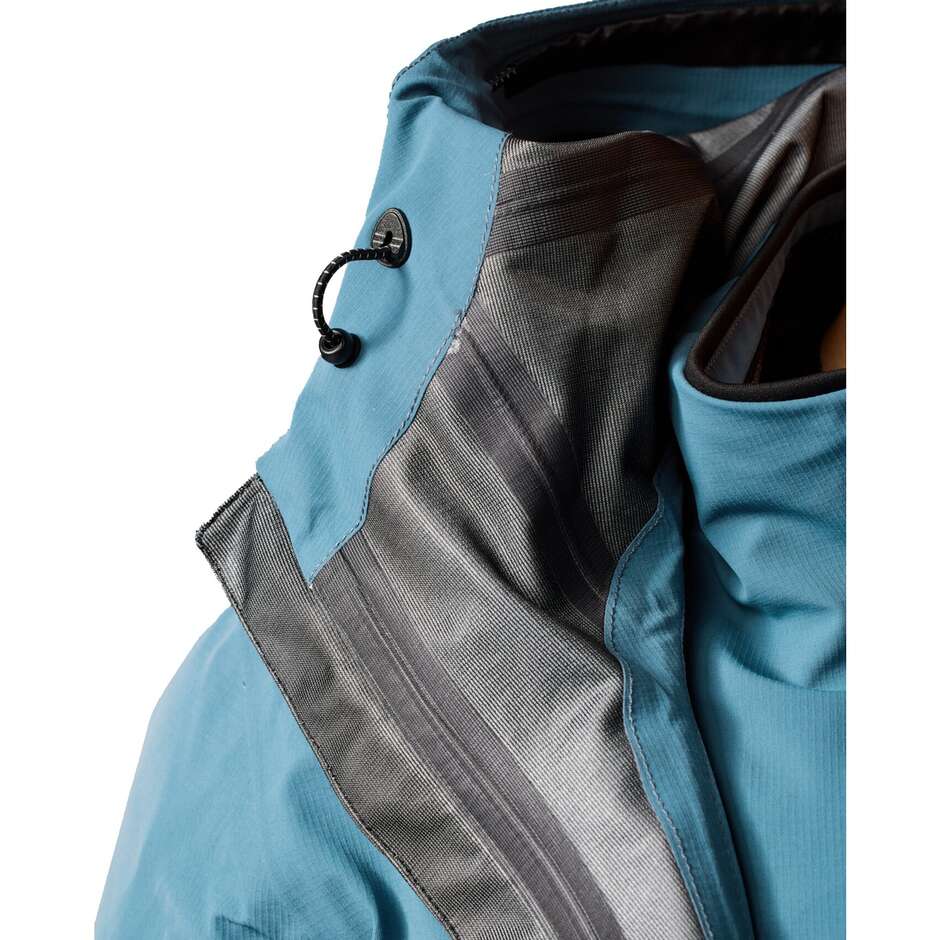 Giubbotto Moto Rev'it Smock Blackwater 3 H2O Blu Nero